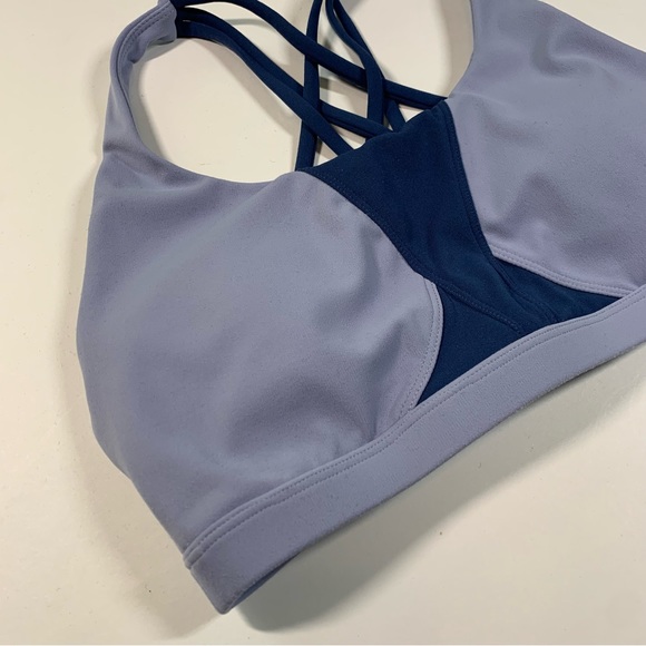XS Buff Bunny “Namastay” Sports Bra Free Fallin Blue - Picture 5 of 15